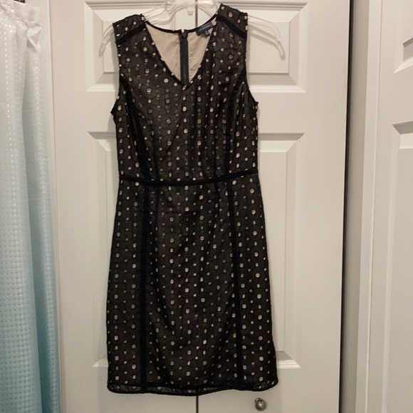 The Limited Altered Black Eyelet Sheath Dress - Picture 1 of 14